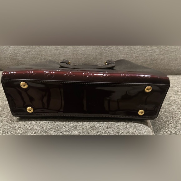 Louis Vuitton Burgundy Monogram Vernis Melrose Avenue Bag - Picture 6 of 8